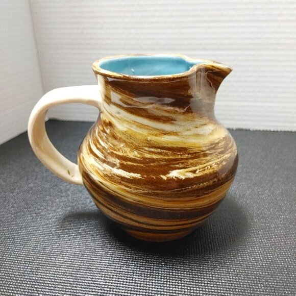 5/$100 Vintage Art Studio Pottery Jug Estate Glazed Handmade - Picture 1 of 7